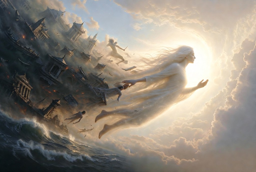 Image was created by Gork inspired by the poem