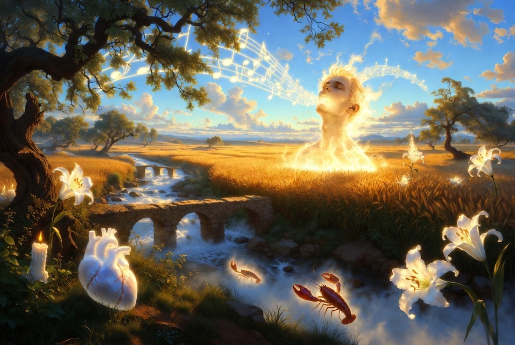 Image: Created by Grok inspired by the poem