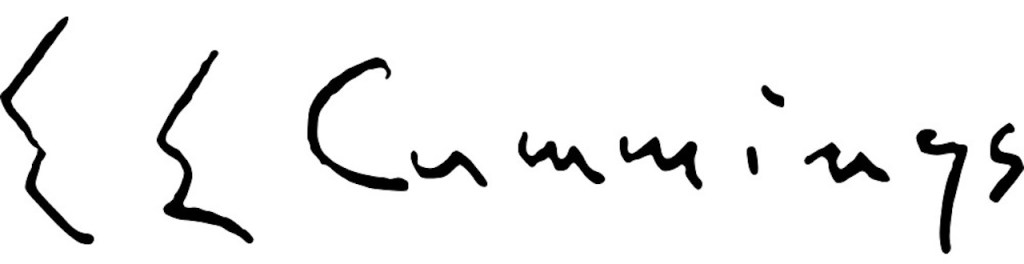 Image: E. E. Cummings’s Signature https://nationalvanguard.org/2021/06/a-yankee-poet-in-greenwich-village/  National Vanguard