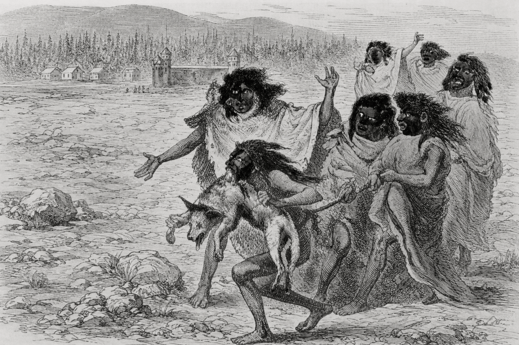 Image:  "Ceremonial Orgies by Dog-eaters"  - National Archives Catalog - https://catalog.archives.gov/id/298086