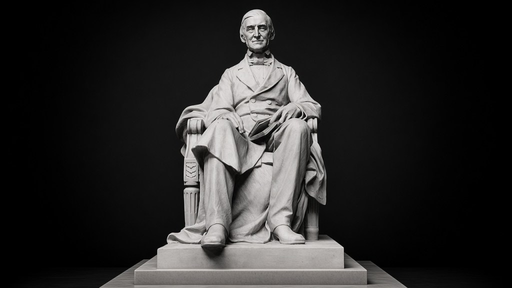 Image b: Ralph Waldo Emerson - Statue  https://www.loc.gov/pictures/resource/cph.3c32129/ Library of Congress