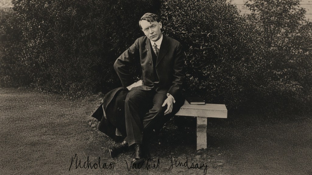 Image: Retouched by Grok photo of Vachel Lindsay  - Original at internetpoem.Com https///internetpoem.com/vachel-lindsay/images/10367/
