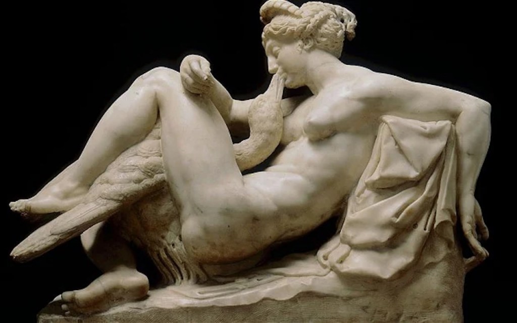 Image b:  Leda and the Swan - Italian Ministry of Culture — Leda e il cigno, Bartolomeo Ammannati https://catalogo.beniculturali.it/detail/HistoricOrArtisticProperty/0900286615?utm_source=chatgpt.com