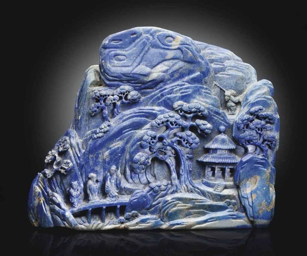 Image:  Lapis lazuli sculpture:  https://images.rapgenius.com/1516dda553e878f4bf585267a0061d8e.340x311x1.jpg
