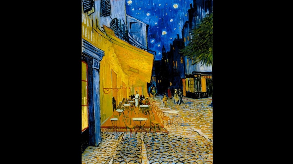 Image: Vincent van Gogh’s Café Terrace at Night https://www.vggallery.com/painting/p_0467.htm The Van Gogh Gallery